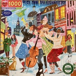 eeBoo Music in Montreal 1000 piece puzzle